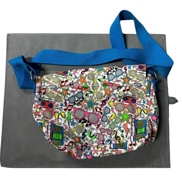 90s Retro handmade purse bag neon music cassette tape nostalgic - Picture 3 of 6